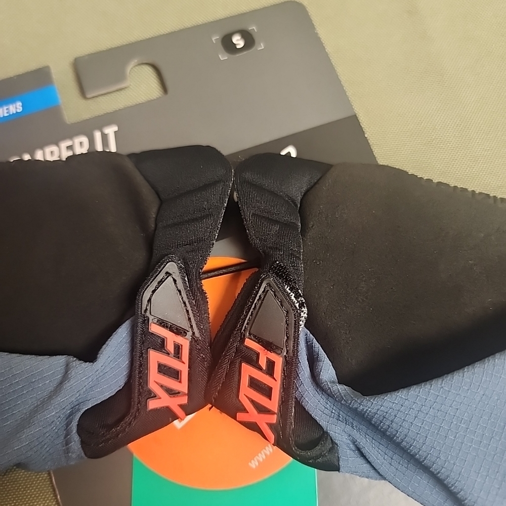 Adult Size Small Fox Racing Bomber LT Gloves Blue Steel - Picture 3 of 9